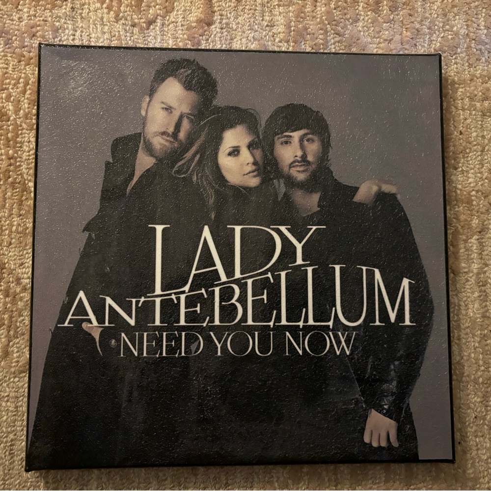 Lady Antebellum  - ‘Need You Now’ Art Album Cover Canvas
